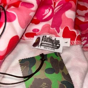 New Bape hoodie (Pink bear version). Size Large
